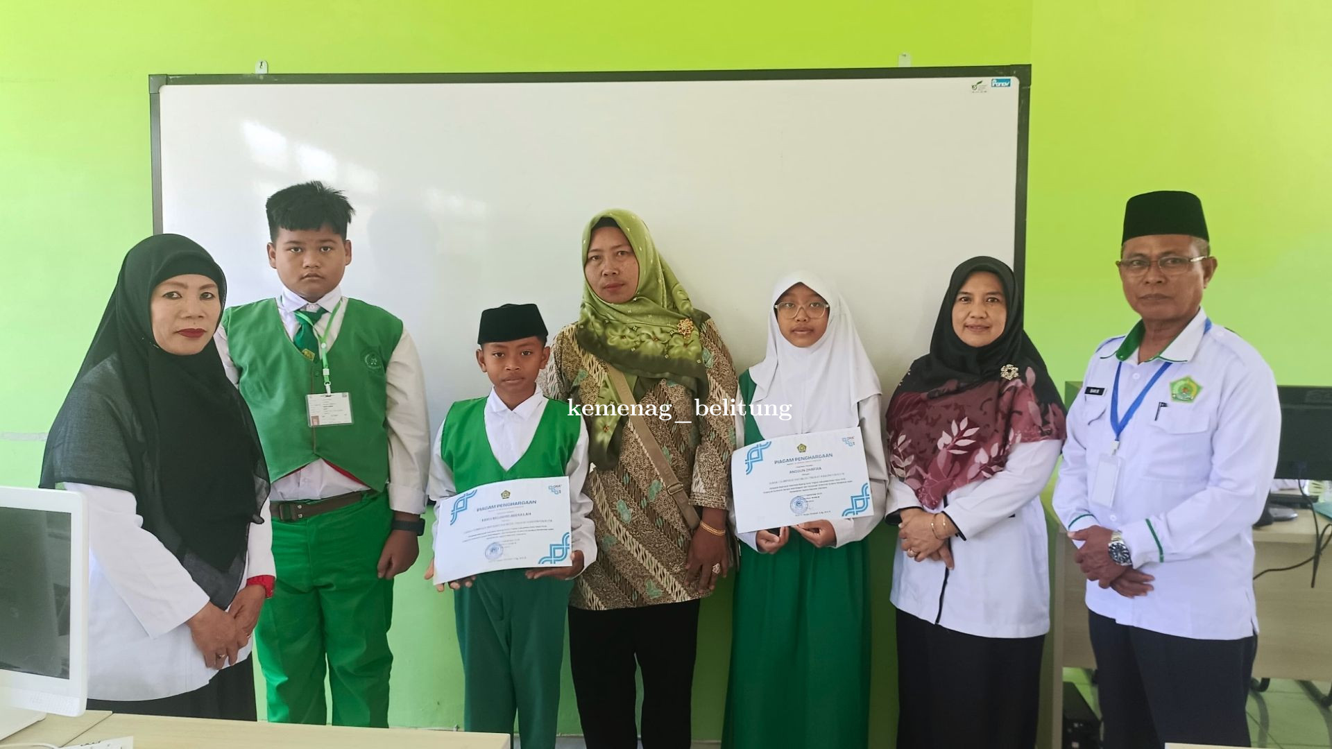 Tiga Siswa MIN 2 Belitung Raih Penghargaan Juara OMI 2025 Tingkat Kabupaten