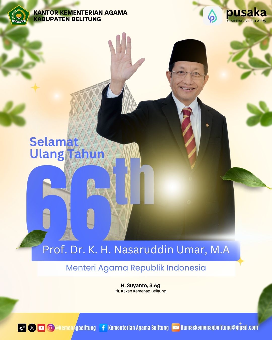 Ulang Tahun Menteri Agama RI
