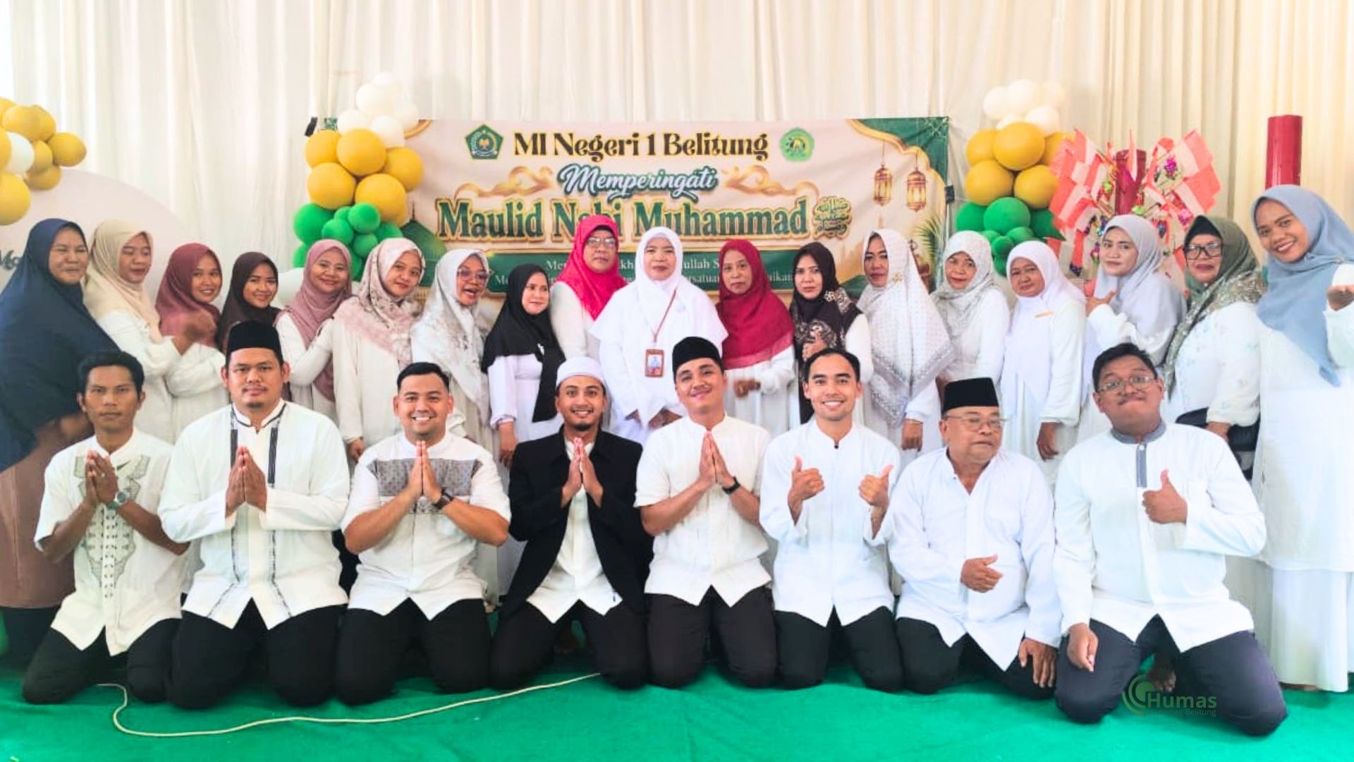 Peringati Maulid Nabi Muhammad SAW, MIN 1 Belitung Tanamkan Nilai Iman, Persatuan, dan Kebaikan