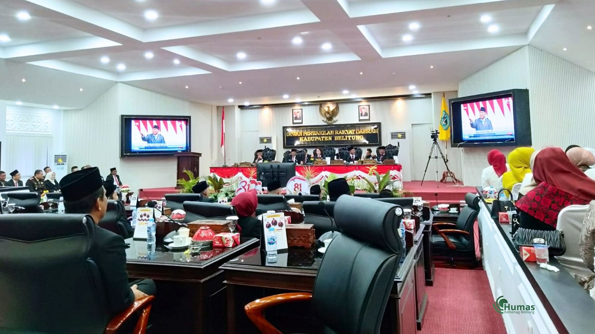 Kemenag Belitung Hadiri Rapat Paripurna DPRD Bahas KUA-PPAS TA 2026