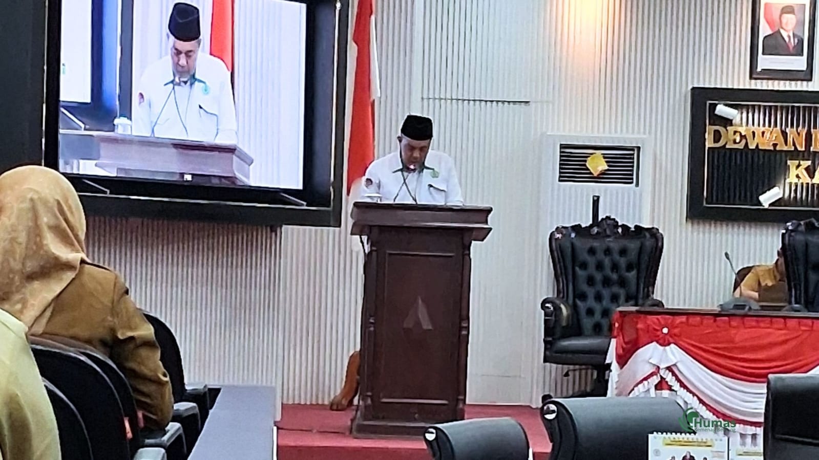 Kehadiran Kemenag Belitung Perkuat Nilai Spiritual Rapat Paripurna DPRD Belitung