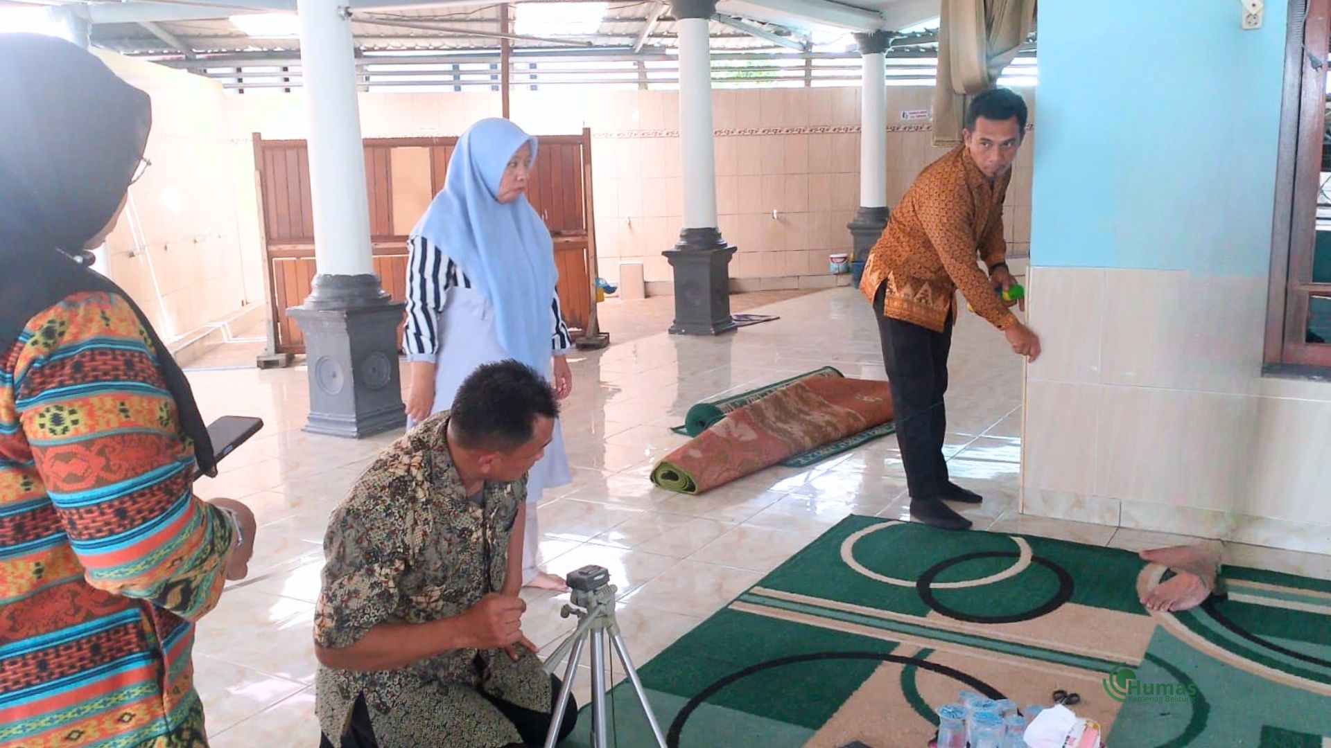 Kemenag Belitung Pastikan Akurasi Arah Kiblat Masjid Al Ikhlas Baisofiah Desa Aik Raya