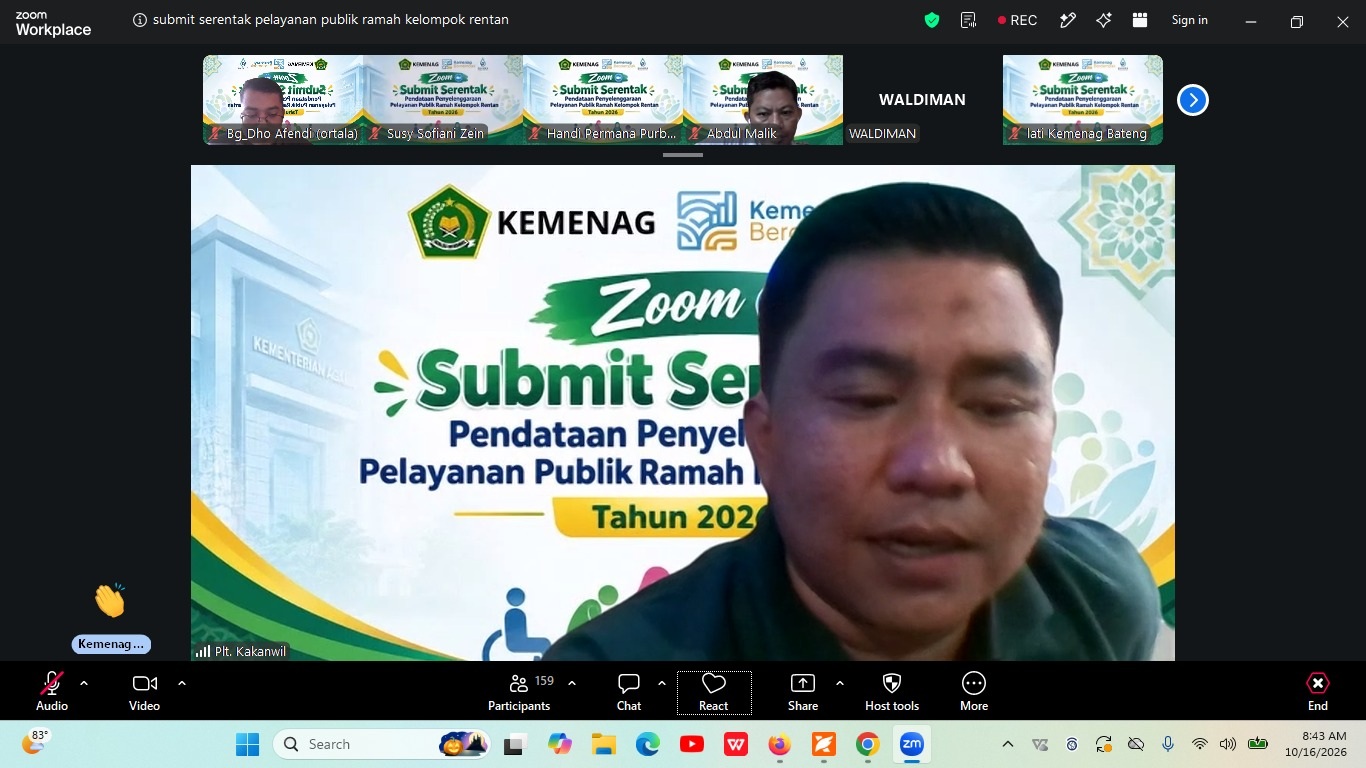 Kanwil Kemenag Babel Gelar Submit Serentak, Kemenag Belitung Perkuat Layanan Kelompok Rentan