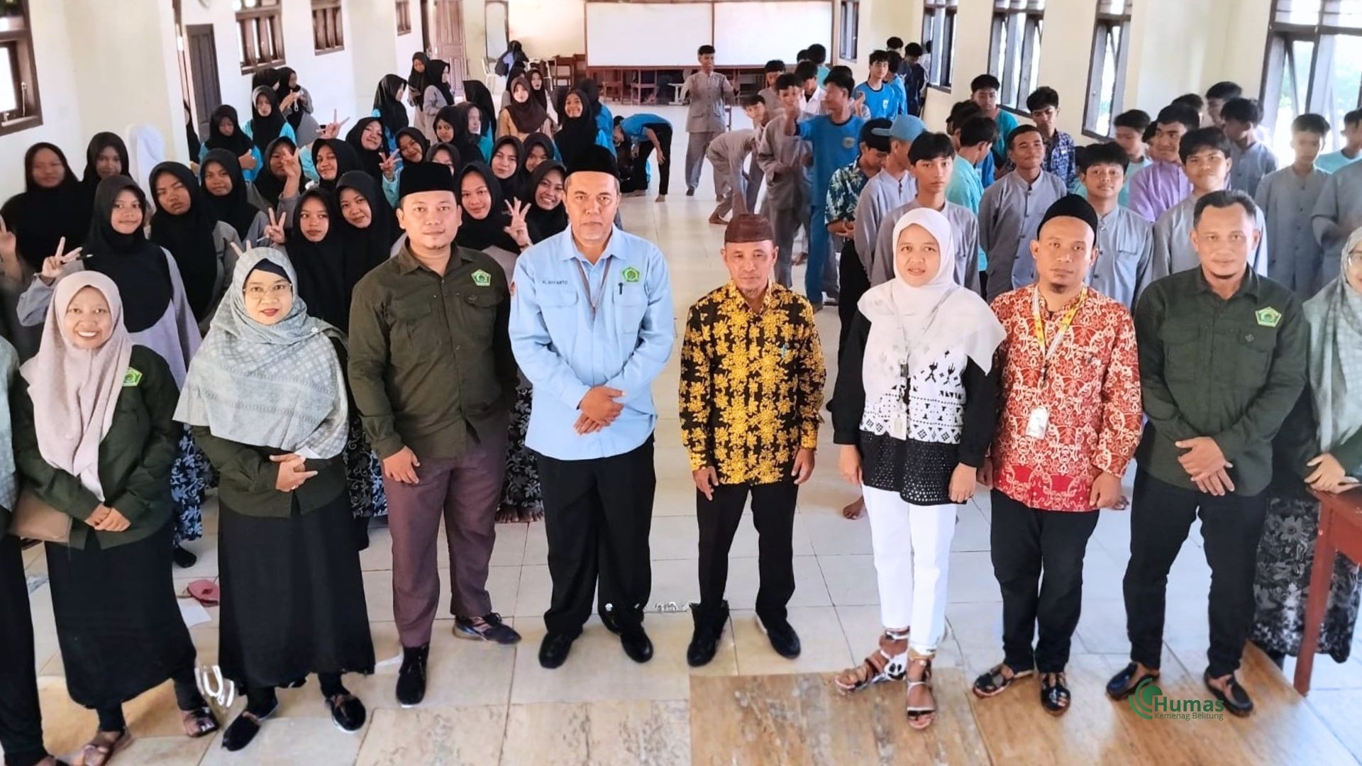 Kemenag Belitung Gandeng BNN dan Puskesmas Tanjung Binga Bekali 147 Siswa SMKN 1 Sijuk Melalui BRUS