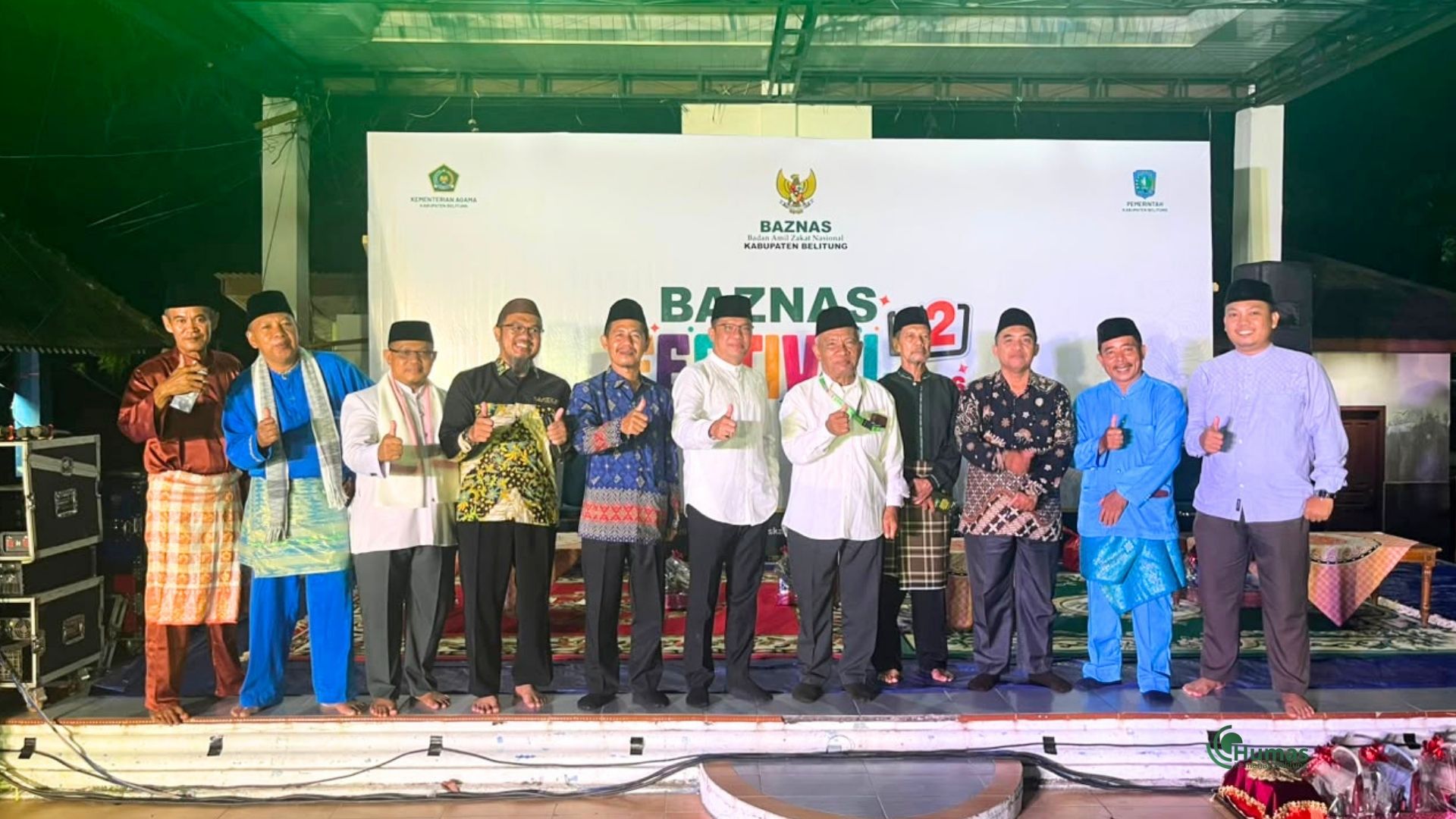 Kolaborasi Kemenag Belitung dan Baznas, Tiga Pasangan Resmi Mengikat Janji Suci dalam Nikah Massal