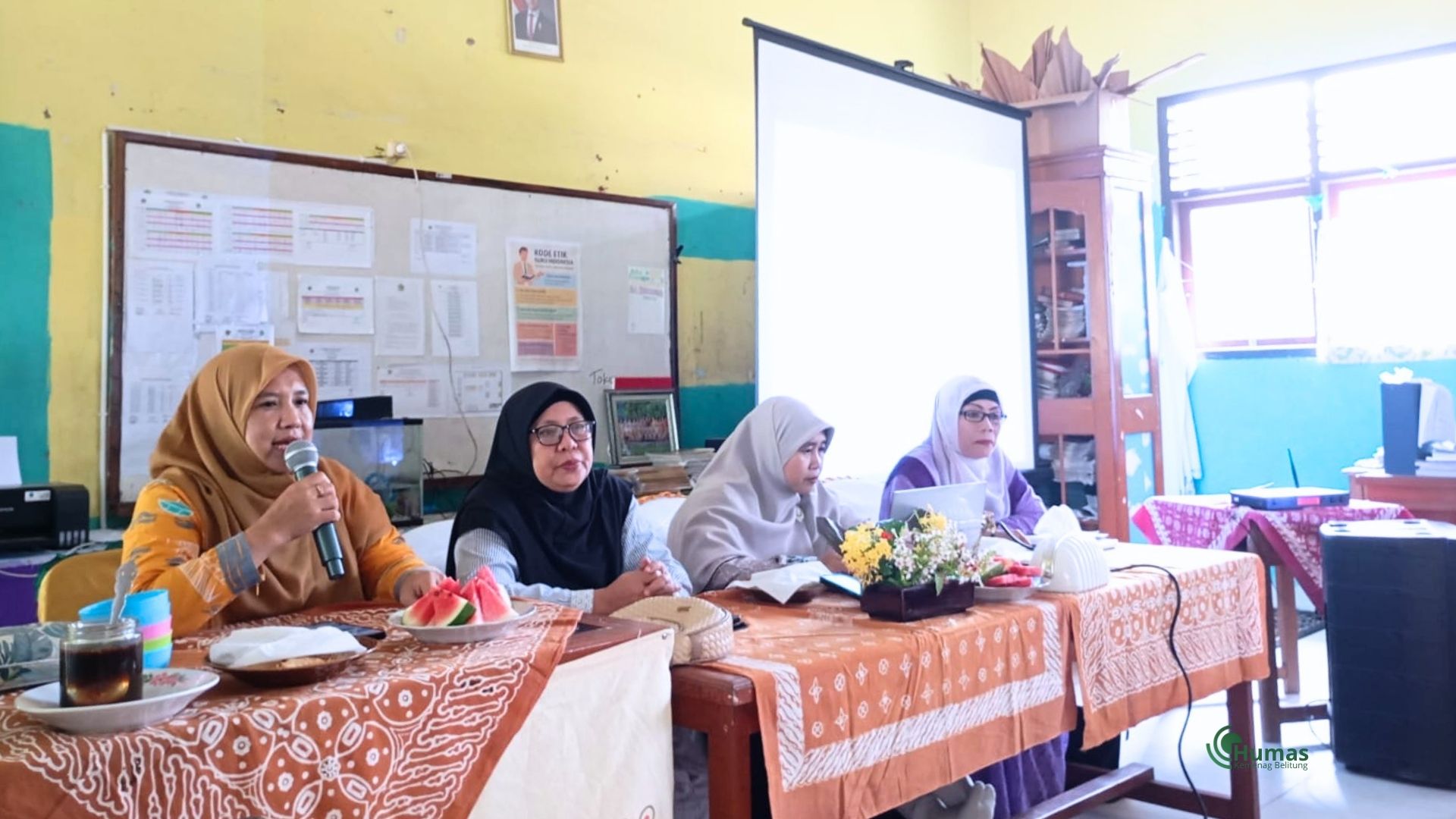 Kemenag Belitung Evaluasi Penilaian Kinerja Kepala Madrasah (PKKM) MTsN 1 Belitung, Dorong Mutu Madrasah