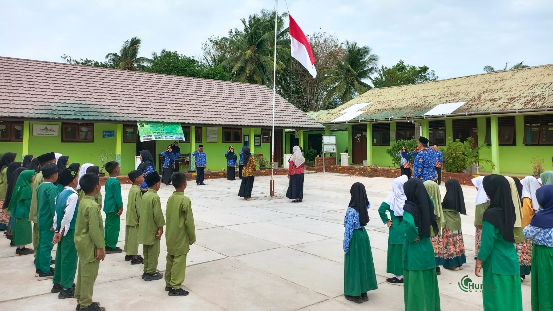 MIN 2 Kabupaten Belitung Gelar Upacara Peringatan Hari Anak Nasional ke-42 Tahun 2026