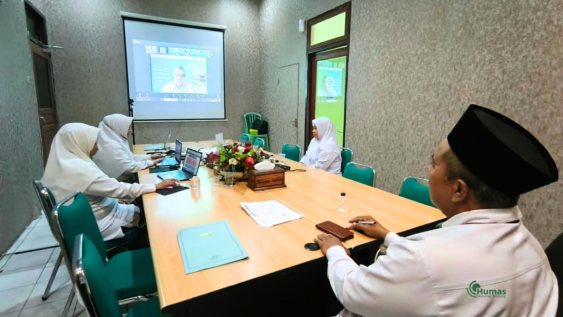 Itjen Kemenag RI Undang Kemenag Belitung Ikuti Zoom Bahas Penyelesaian TPTD