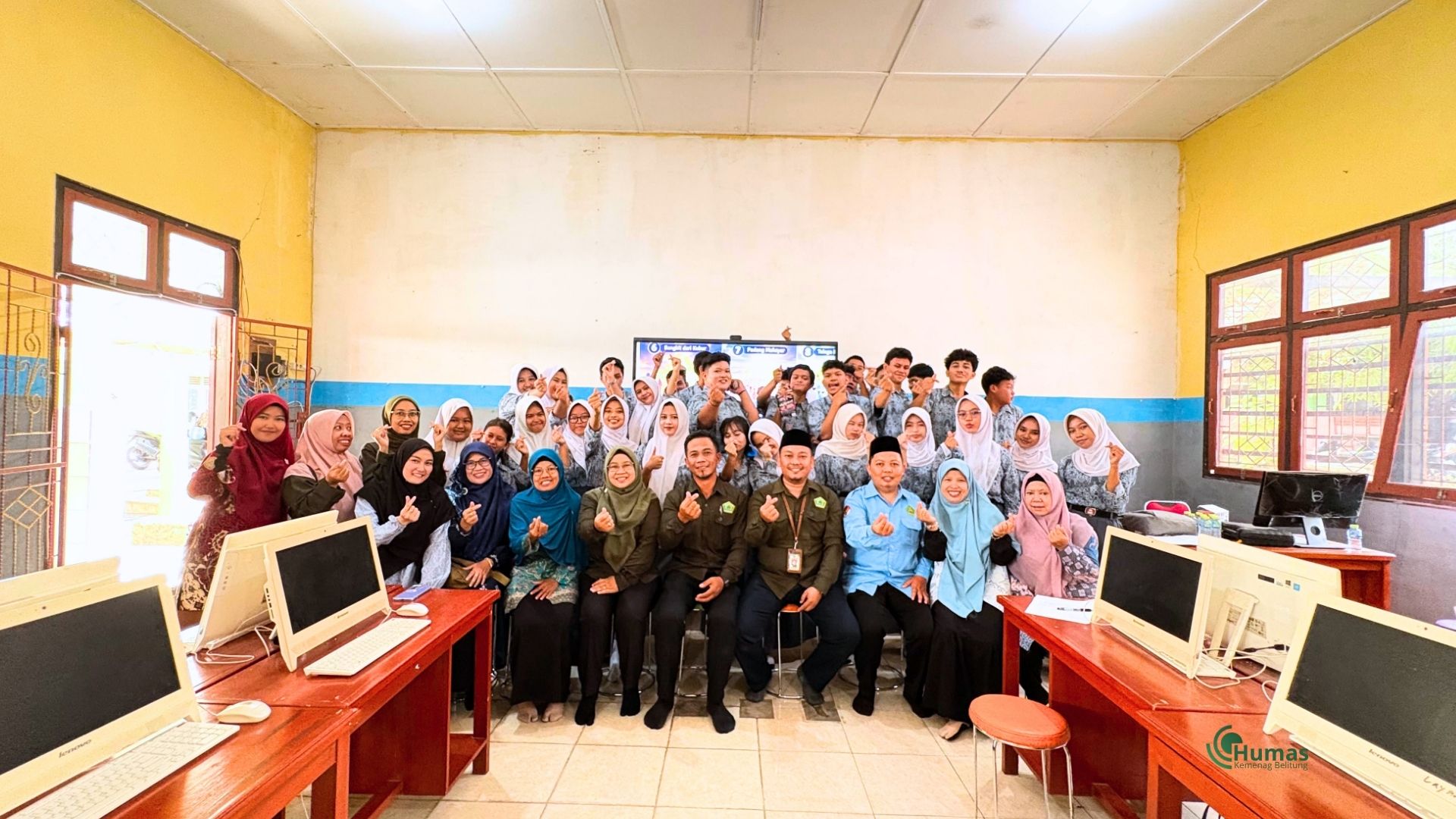 Bimas Islam Kemenag Belitung Supervisi BRUS, Dorong Penguatan Karakter Remaja SMA PGRI Tanjungpandan