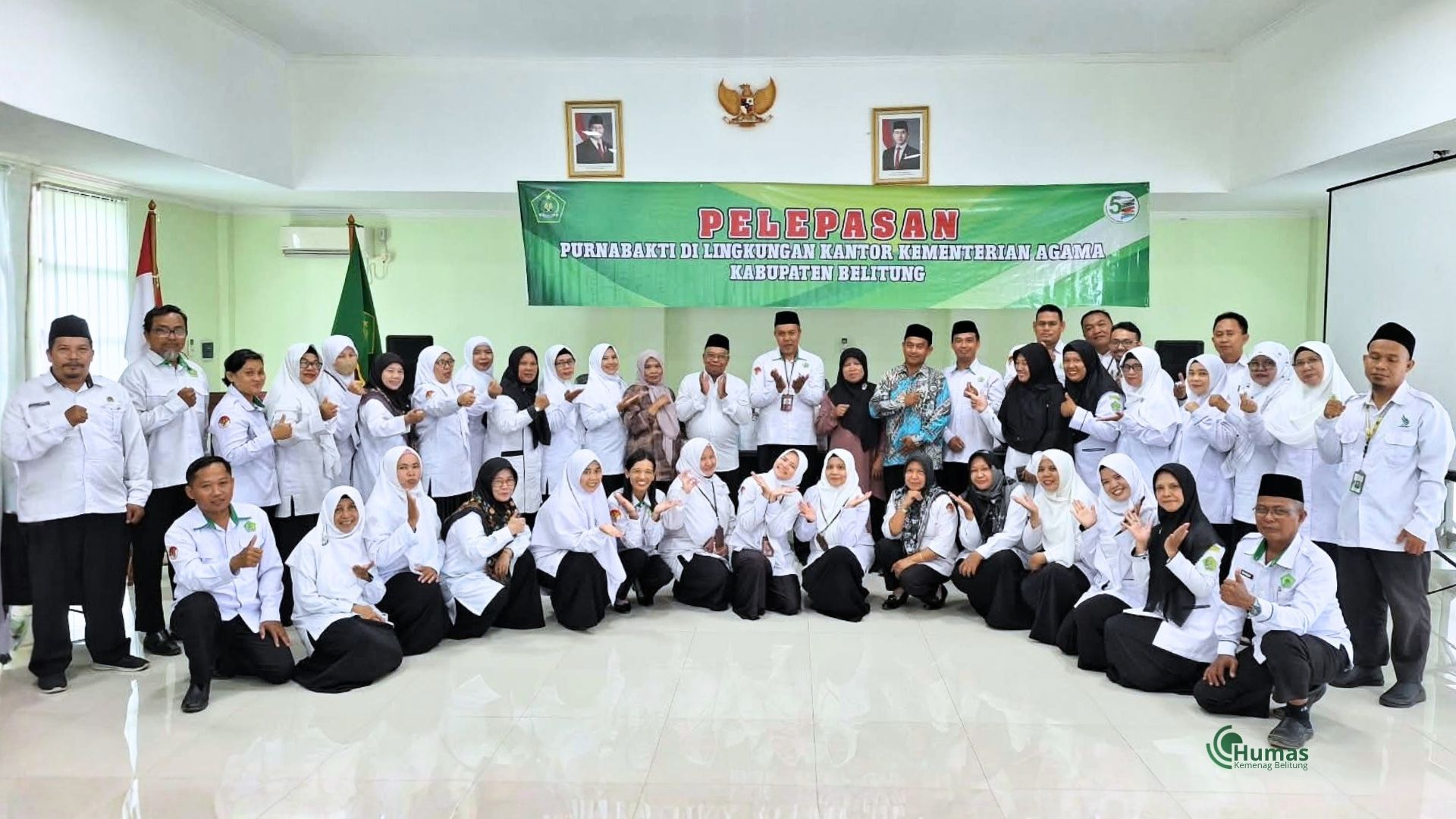 Kemenag Belitung Lepas Empat ASN Purna Bakti, Tetap Jaga Silaturahim