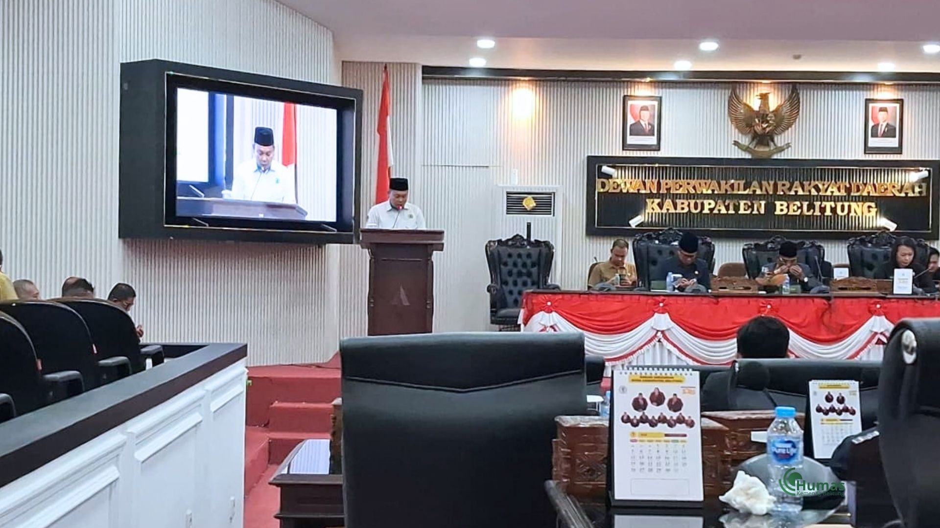 Kemenag Belitung Hadiri Rapat Paripurna DPRD, Awali Sidang dengan Doa