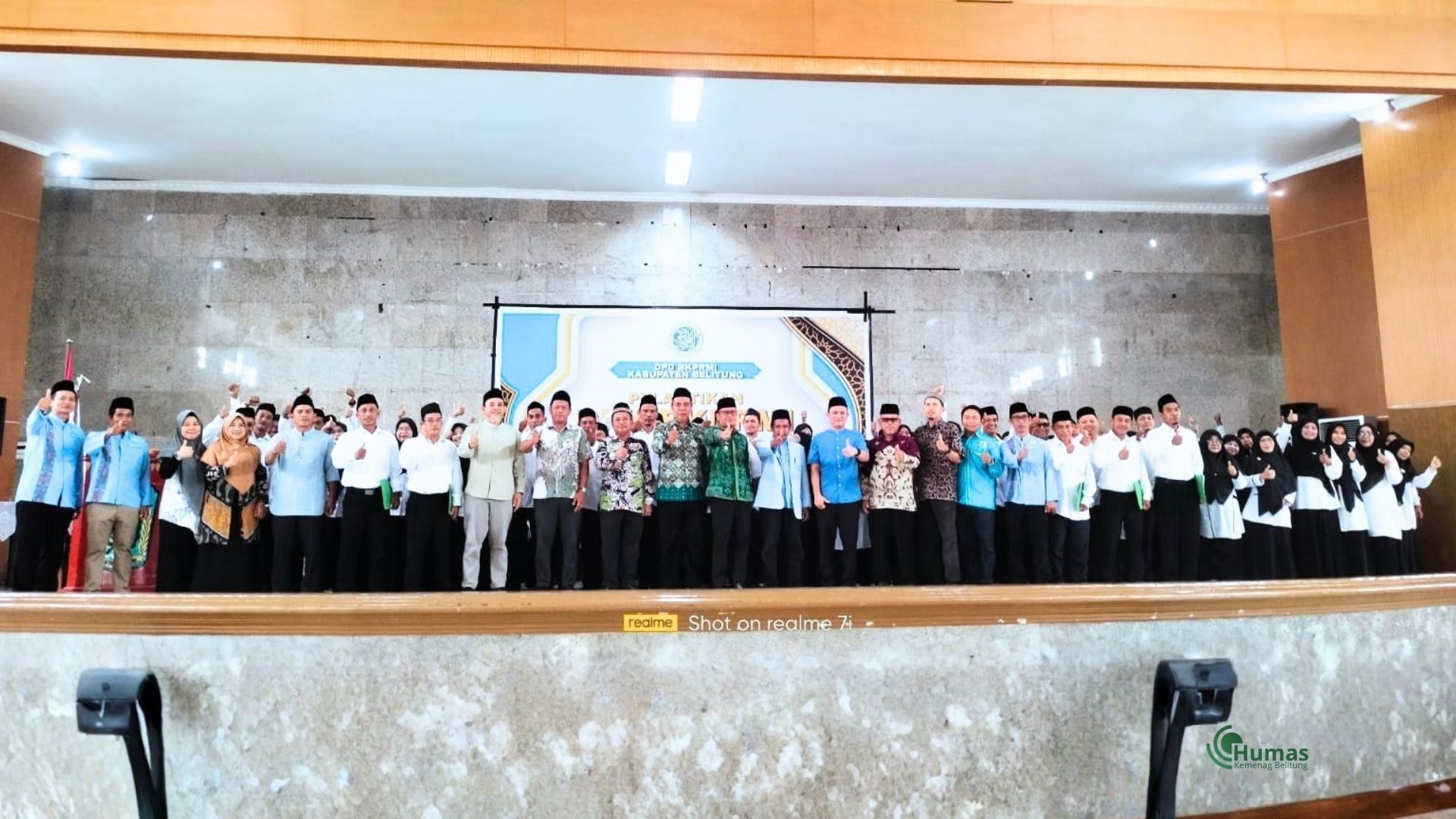 DPD BKPRMI Gelar Pelantikan dan Orientasi Organisasi DPK, Kemenag Belitung Hadir Perkuat Sinergi