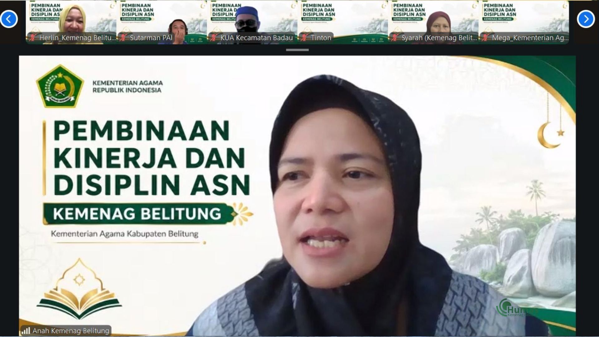 Pembinaan ASN Perkuat Kinerja dan Disiplin Kemenag Belitung