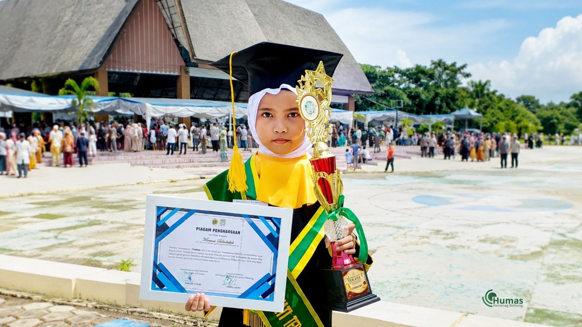 Murid MIN 1 Belitung Raih Predikat ke - 2 Terbaik dari 1.200 Santri