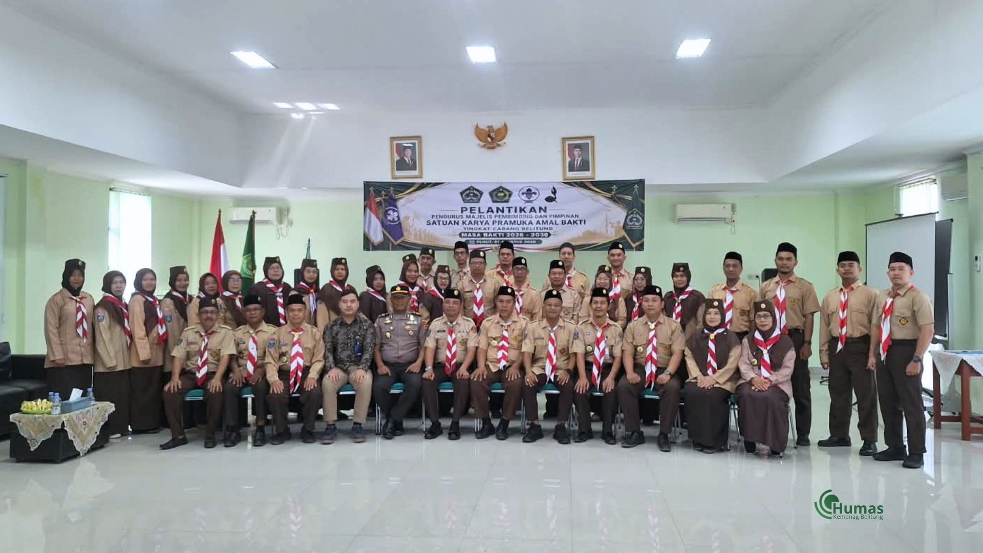 Kwarcab Lantik Pengurus Saka Amal Bakti Kemenag Belitung Periode 2026–2030, Perkuat Pengabdian Masyarakat