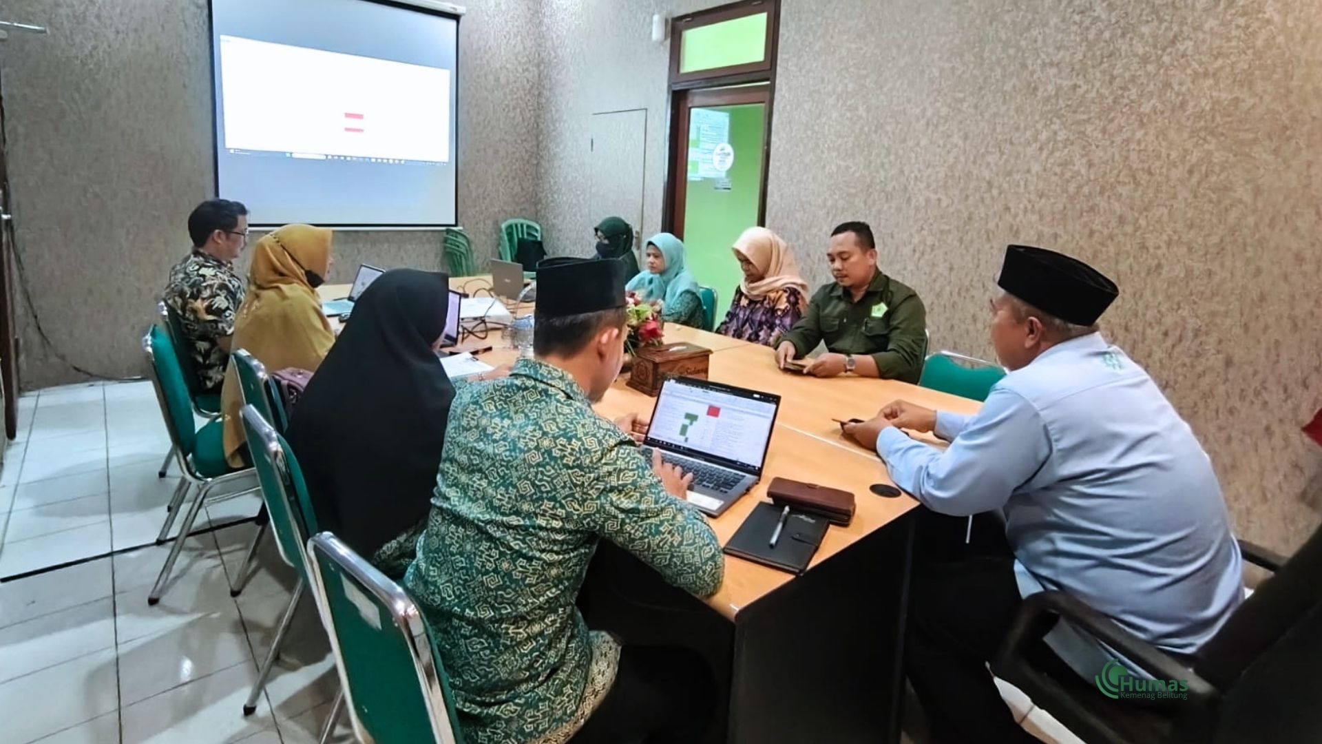 Rapat PMPZI Triwulan II Perkuat Integritas dan Kinerja Kemenag Belitung