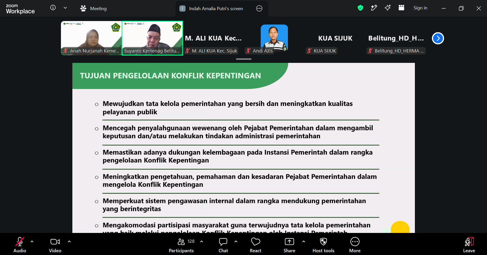 Kemenag Belitung Ajak ASN Lengkapi Data SIAPI, Perkuat Integritas dan Cegah Konflik Kepentingan