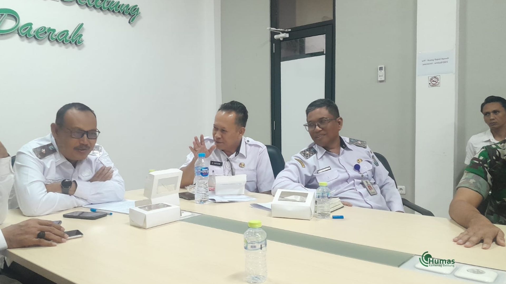 Hadiri Rapat Kepanitiaan Peringatan HUT Ke-81 RI, Kakan Kemenag Belitung Perkuat Sinergi
