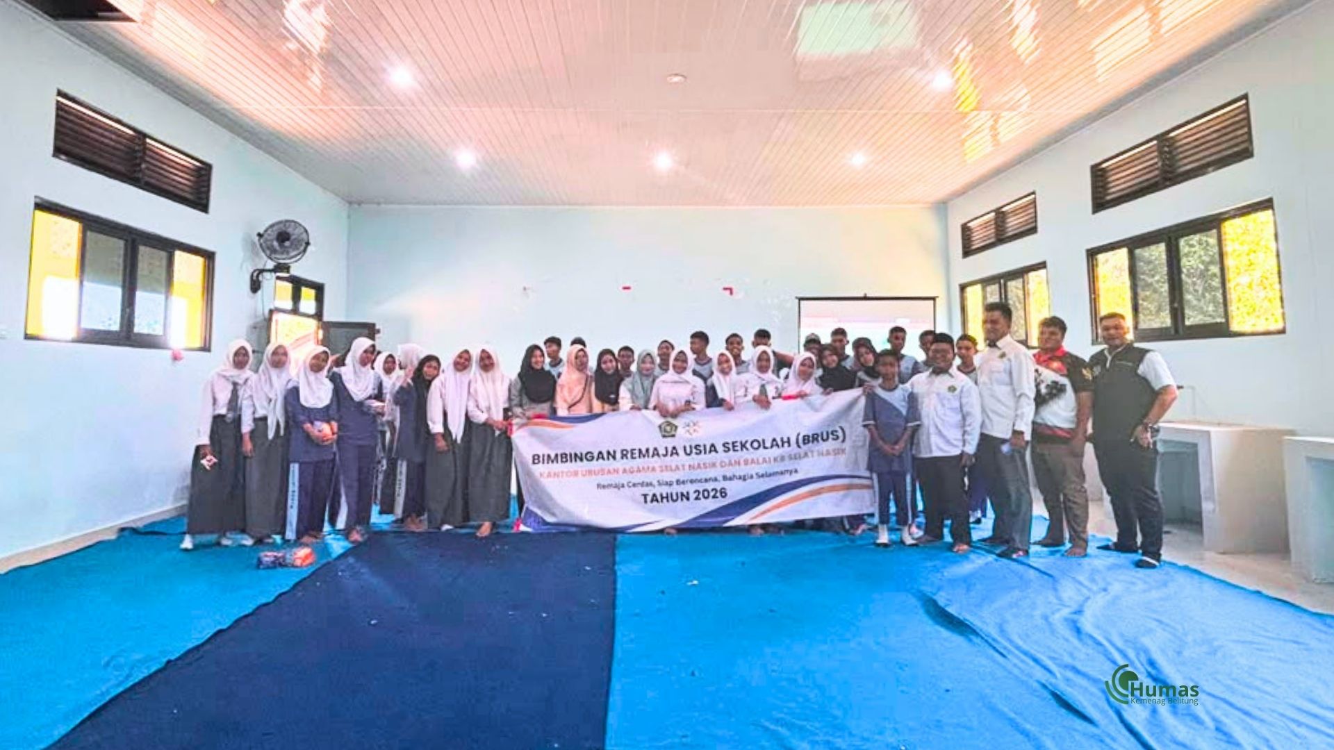 KUA Selat Nasik Gelar Bimbingan Remaja Usia Sekolah (BRUS) di SMKN 1, Edukasi Remaja Siapkan Masa Depan