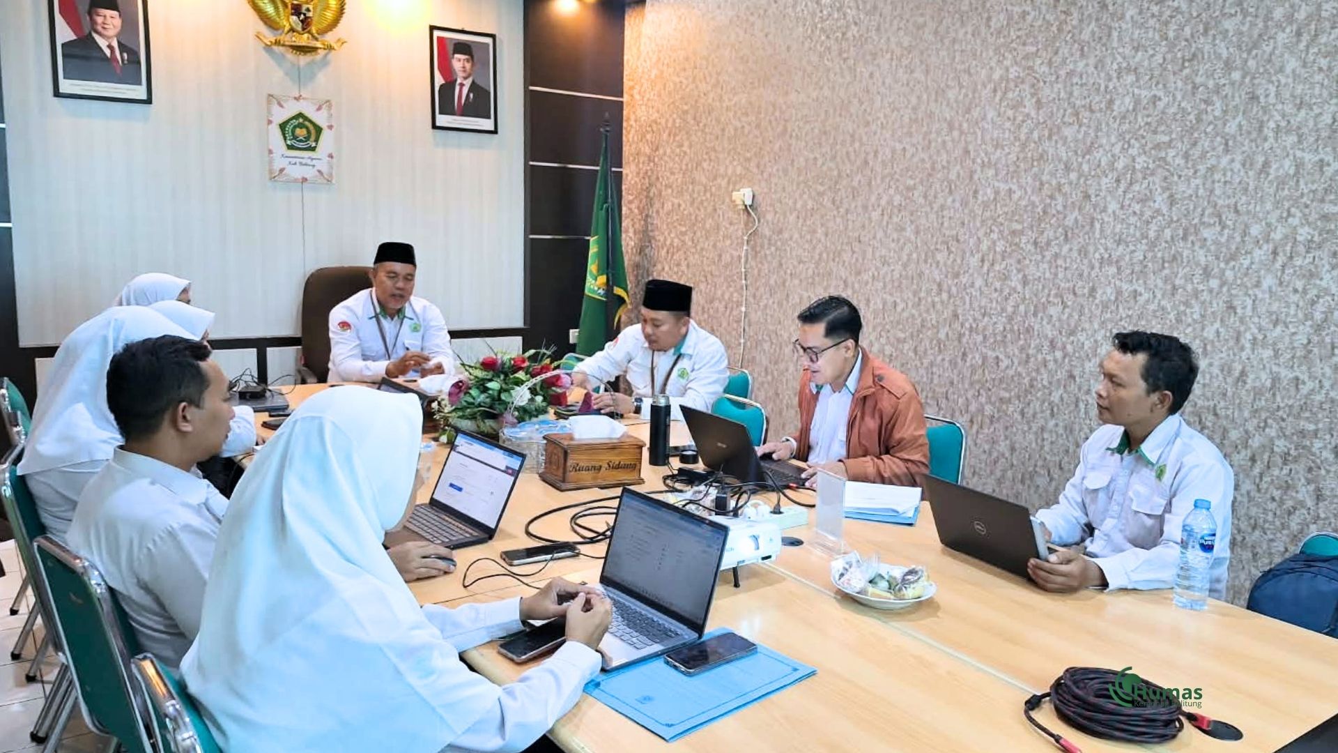 Tim Ortala Kanwil Babel Dampingi Kemenag Belitung Perkuat SAKIP, ZI dan Pelayanan Publik