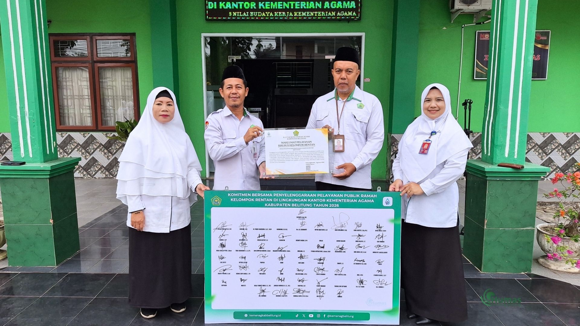Apel Pagi Jadi Momentum, Kemenag Belitung Teguhkan Komitmen Pelayanan Publik Ramah Kelompok Rentan