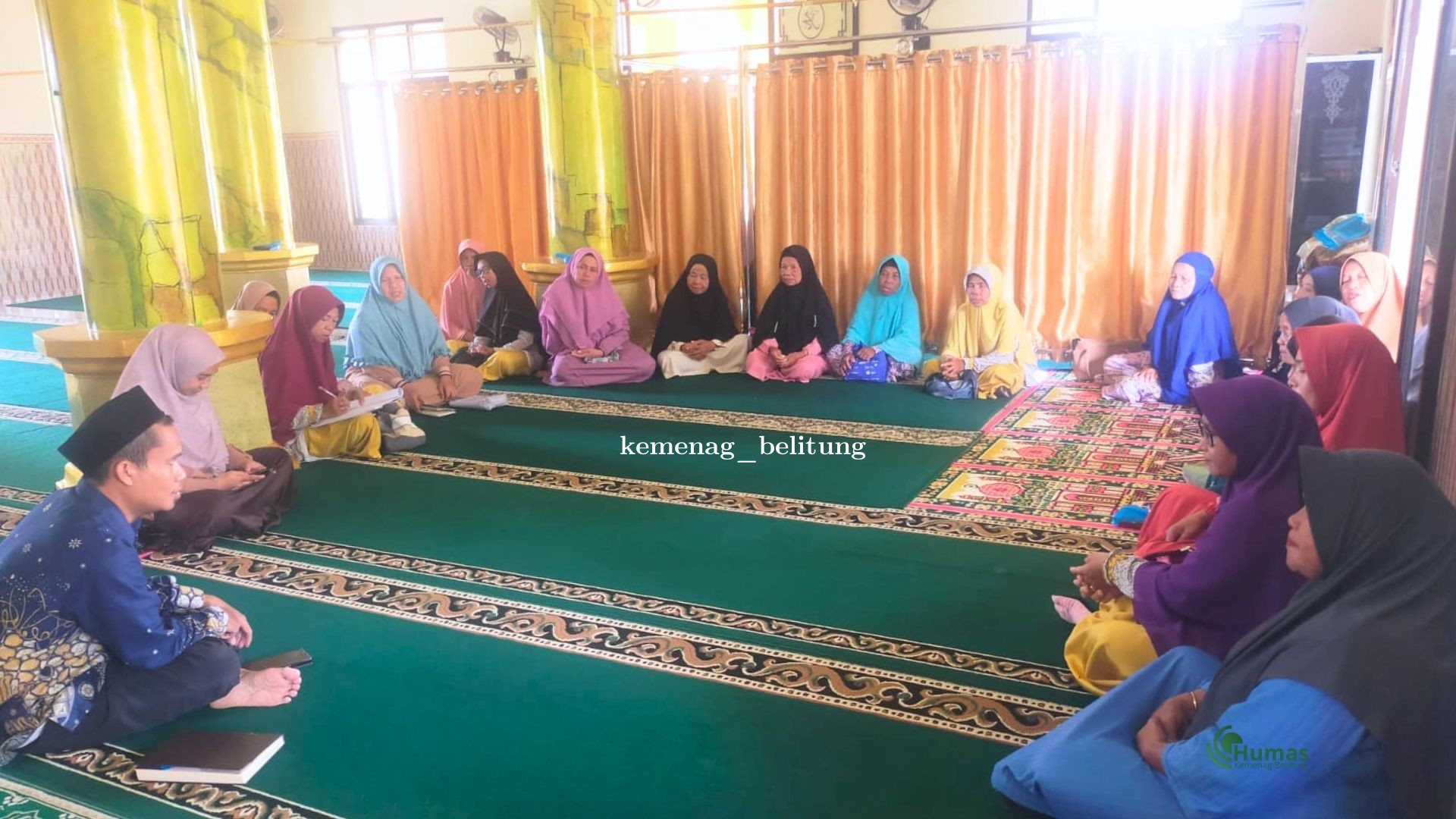Perkuat Edukasi Nikah Sah dan Tertib Administrasi, KUA Sijuk Monitoring Majelis Taklim As-Syifa