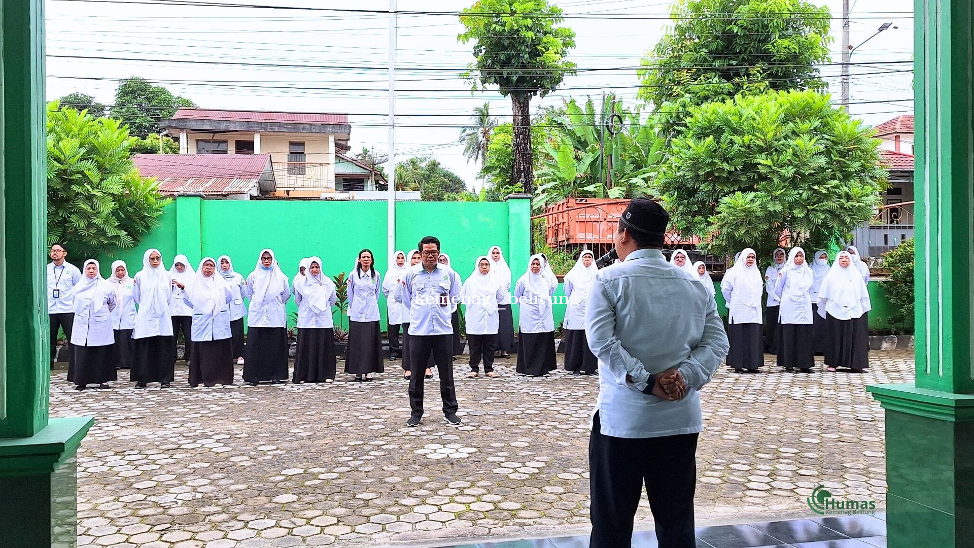 Kemenag Belitung Gelar Apel Pagi, Tekankan Semangat Kebersamaan dan Persiapan Hari Santri Nasional