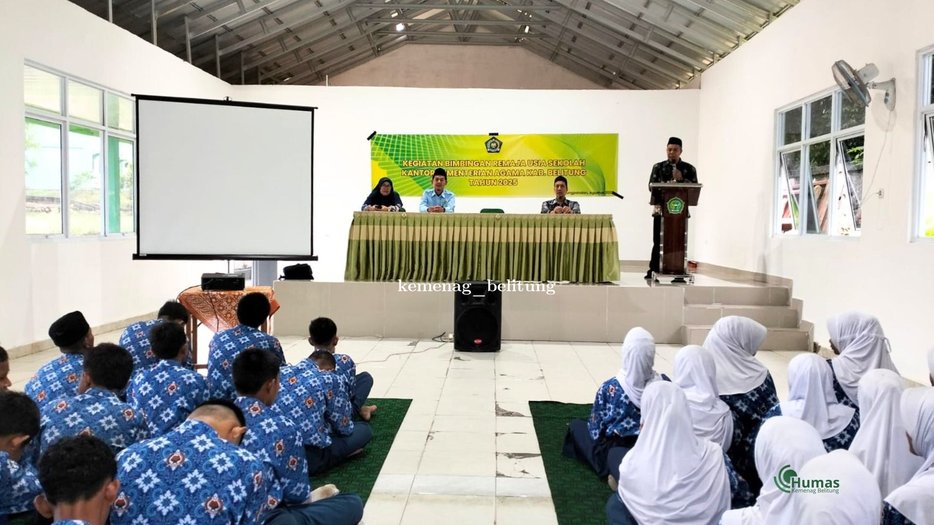 Kemenag Belitung Gelar Bimbingan Remaja Usia Sekolah untuk Cegah Pernikahan Dini