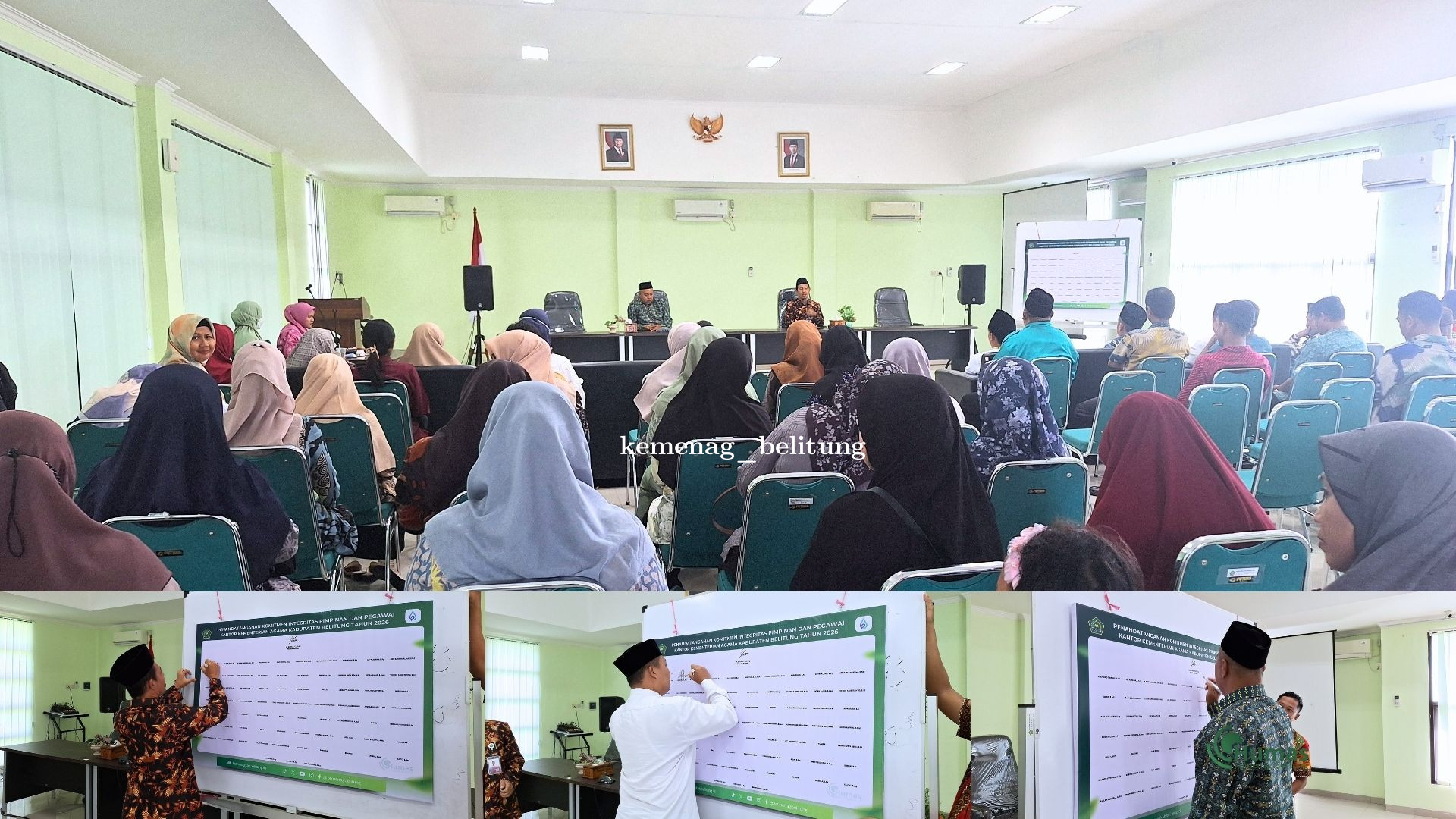 Kemenag Belitung Teguhkan Komitmen Integritas Lewat Penandatanganan Pakta Integritas 2026