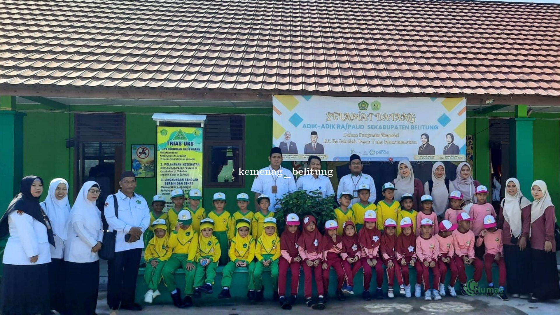 Kemenag Belitung Dampingi Kunjungan Pembelajaran RA Nurul Huda Badau ke MIN 1 untuk Perkuat Transisi