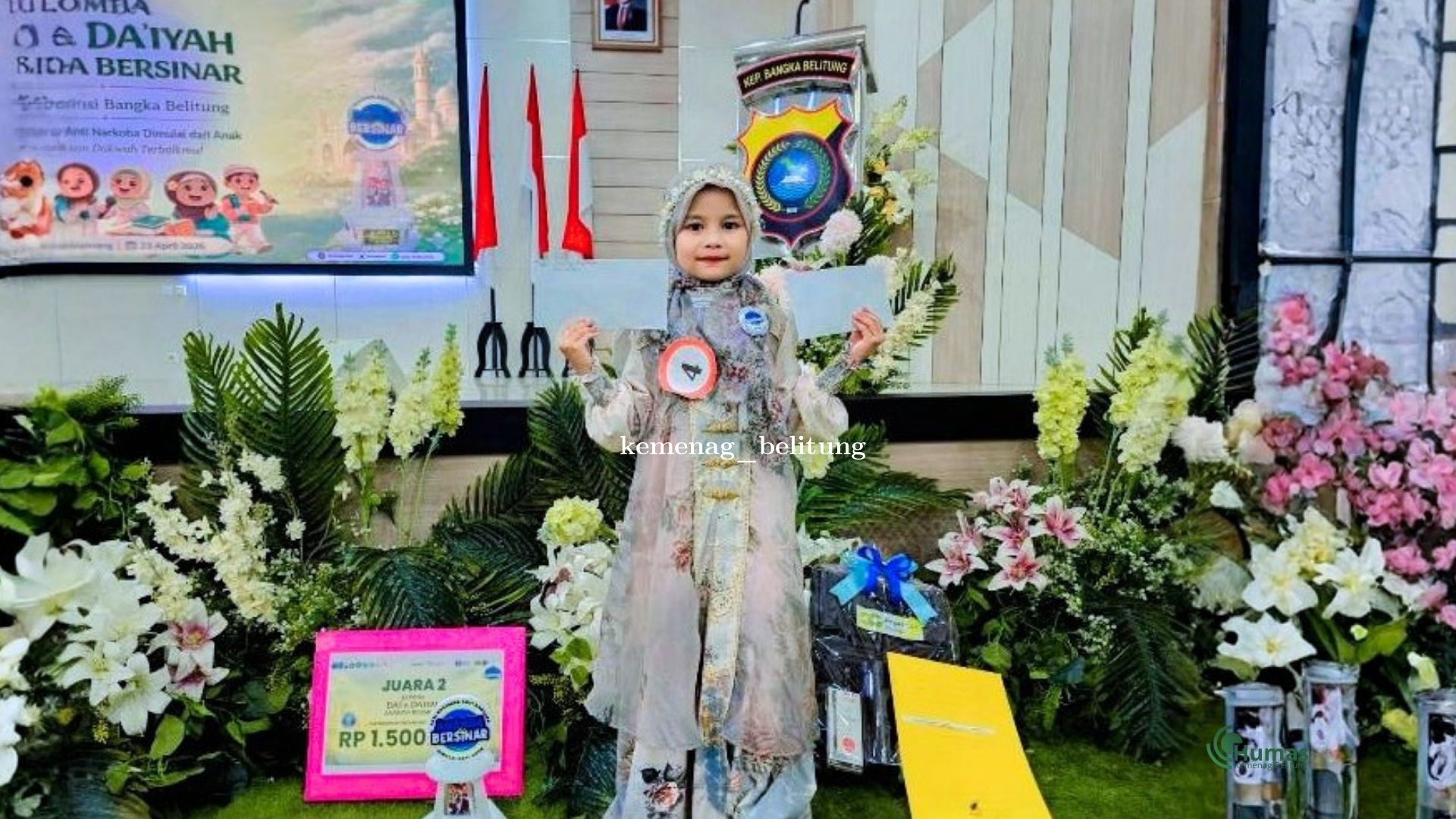Siswi MIN 2 Belitung Harumkan Nama Madrasah, Raih Juara 2 Daiyah Ananda Bersinar Tingkat Provinsi