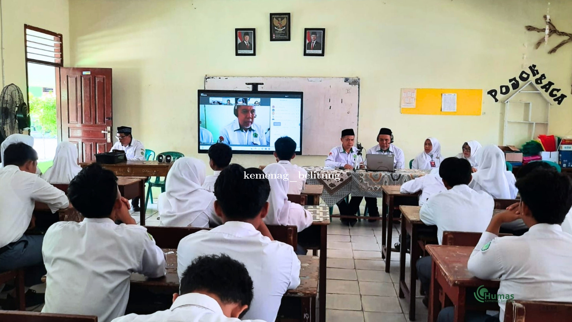 MAN 1 Belitung Gelar Sosialisasi Pencegahan Paham Intoleransi, Radikalisme, Ekstremisme, Terorisme