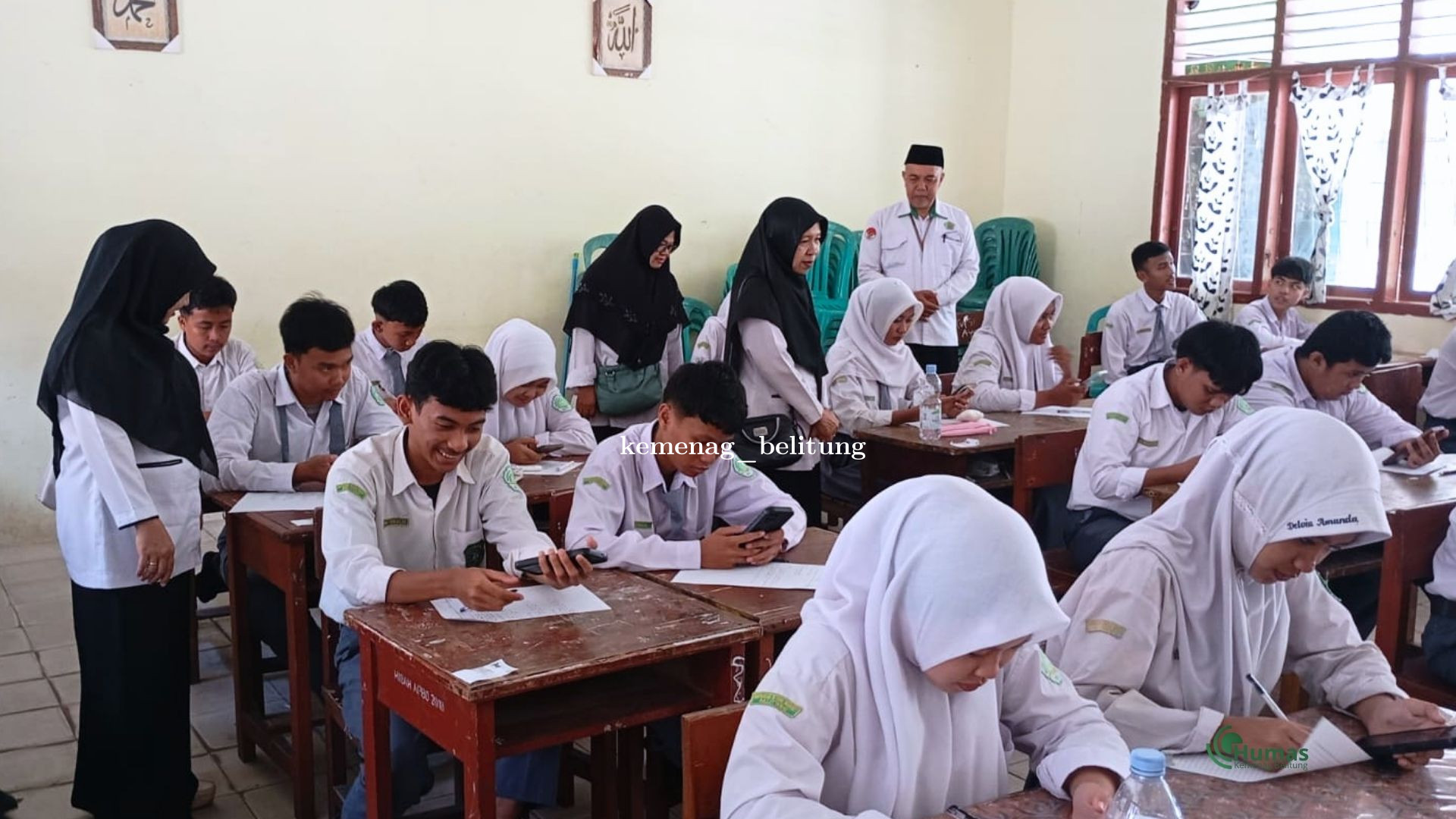 Kemenag Belitung Pantau Ujian Sumatif Akhir Tahun 2025/2026 Berbasis CBT MAN 1 Belitung