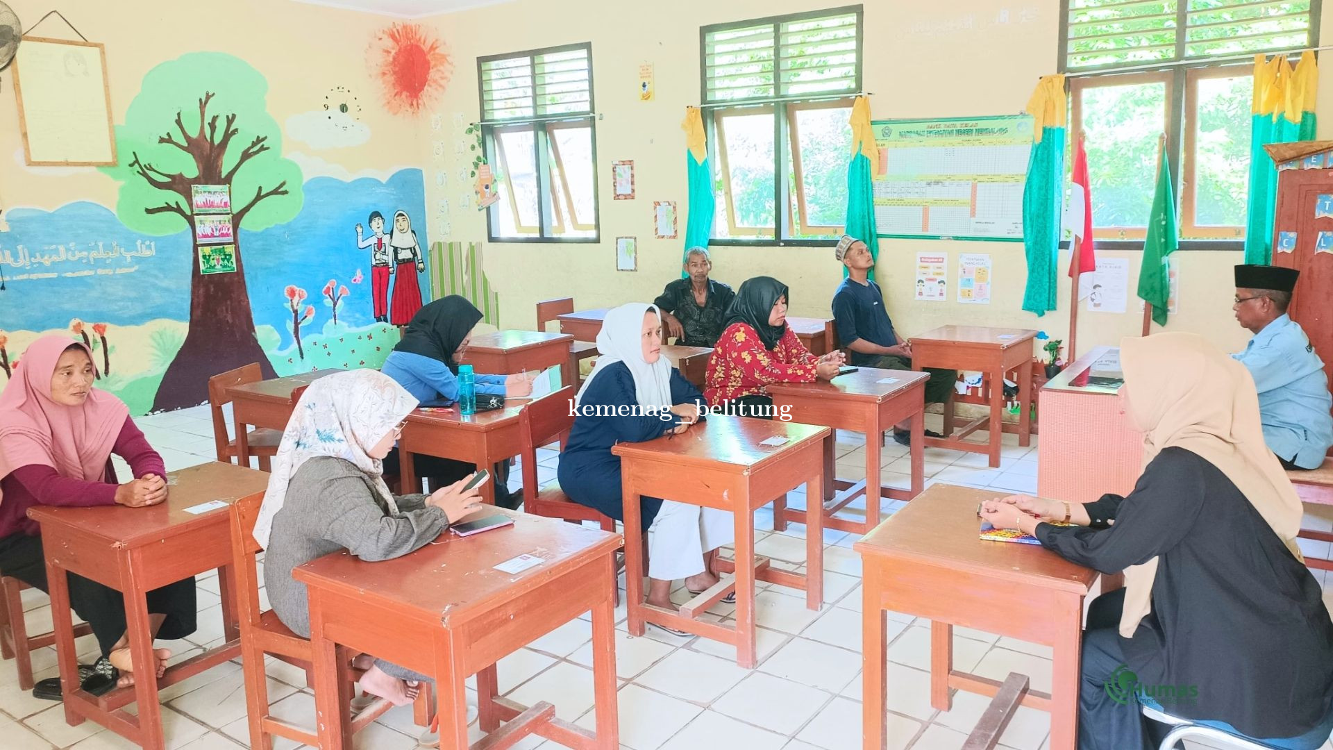 MIN 2 Kabupaten Belitung Gelar Rapat Pelepasan dan Wisuda Siswa Kelas VI Bersama Wali Siswa