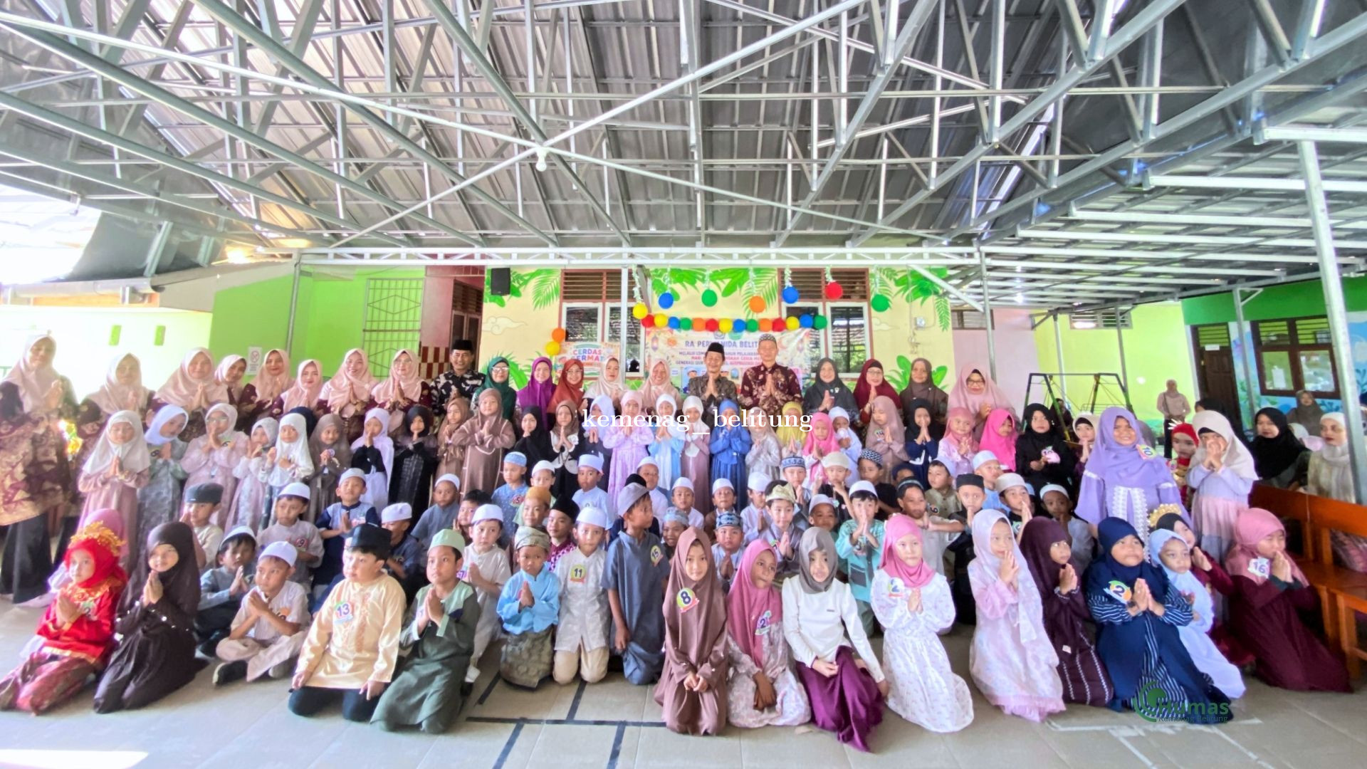 Kemenag Belitung Buka dan Semarakkan Lomba Penutupan Tahun Ajaran 2025/2026 RA Perwanida