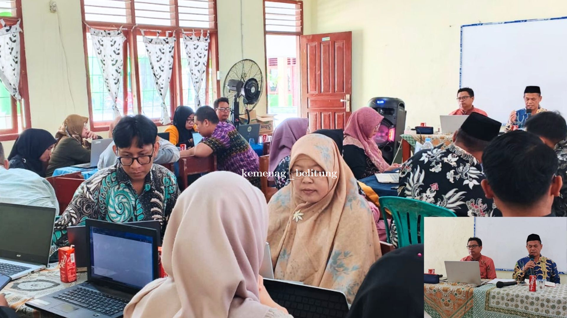 MAN 1 Belitung Mantapkan Komitmen Zona Integritas, Guru Fokus Pengisian Dokumen ZI