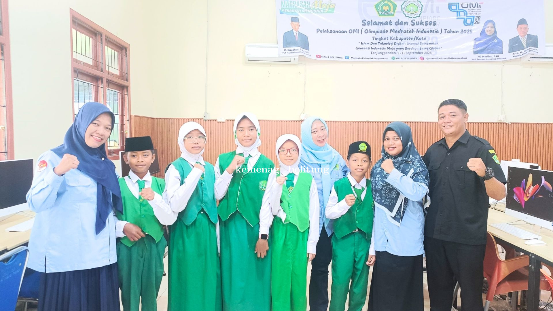Perwakilan Siswa MIN 2 Belitung Ikuti Olimpiade Madrasah Indonesia 2025