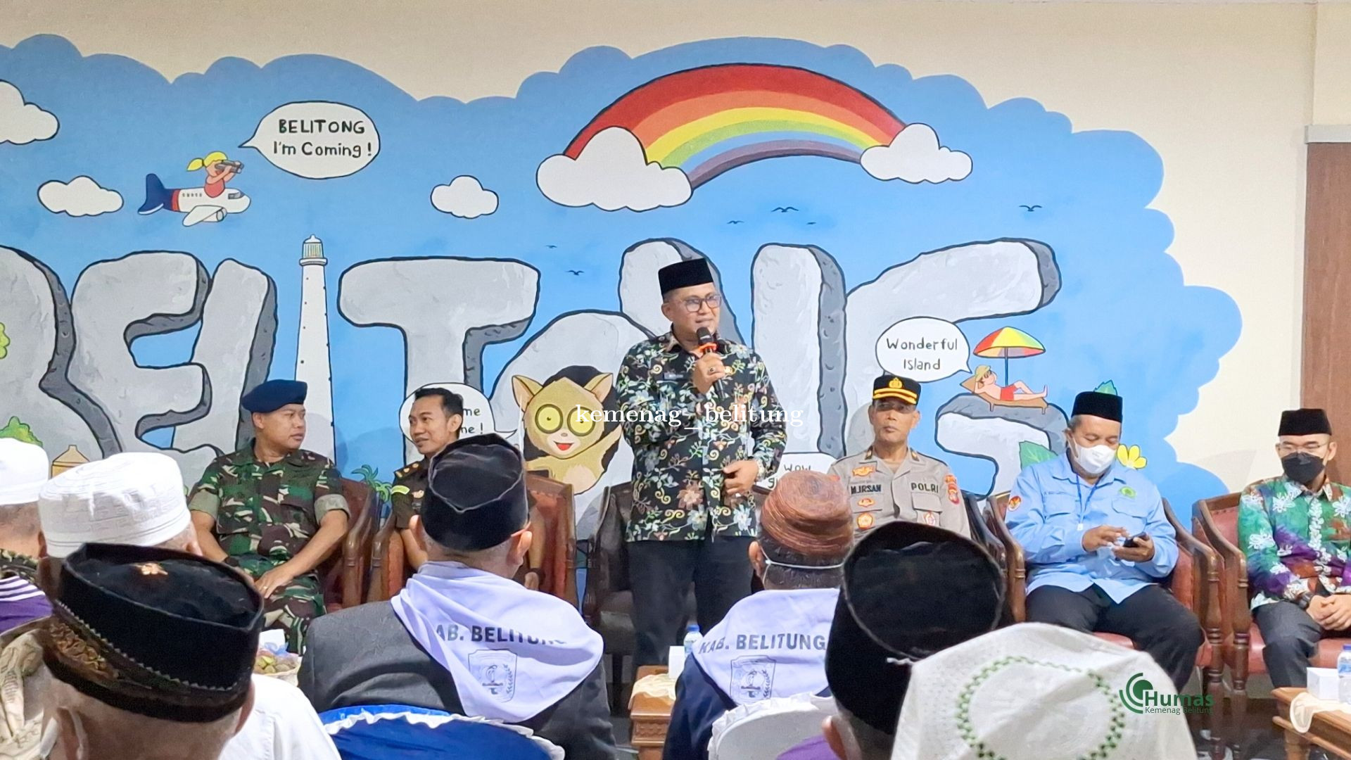 Penyambutan Kedatangan Jemaah Haji Kabupaten Belitung Tahun 1446 H /2025 M