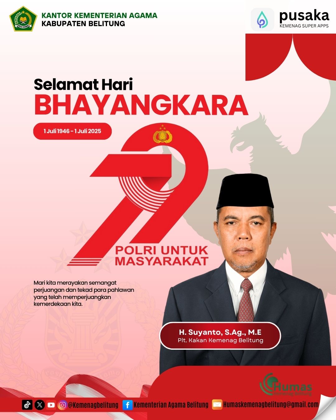 Hari Bhayangkara 79 Tahun
