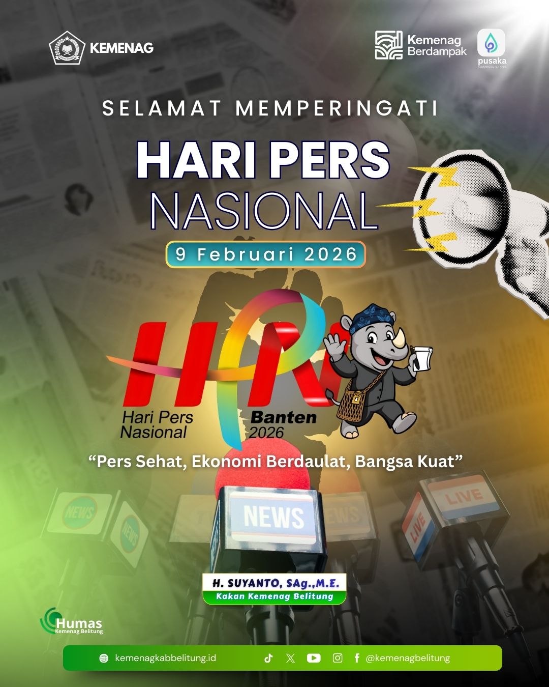 Selamat Memperingati Hari Pers Nasional 2026