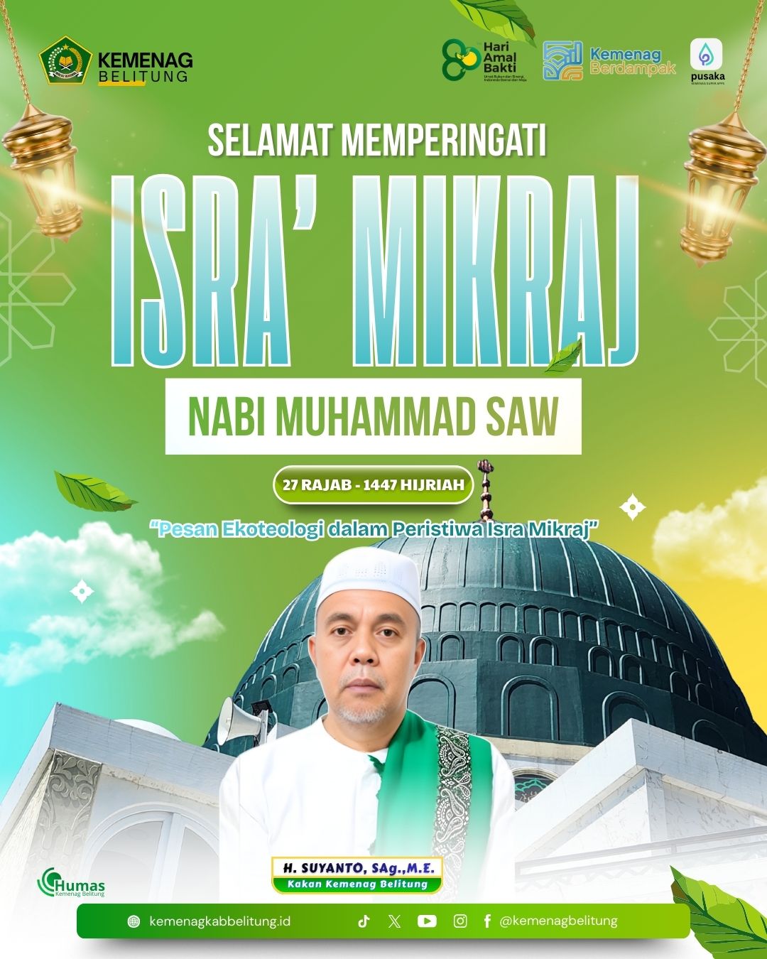 Selamat Memperingati Isra Mi‘raj Nabi Muhammad 1447 Hijriah